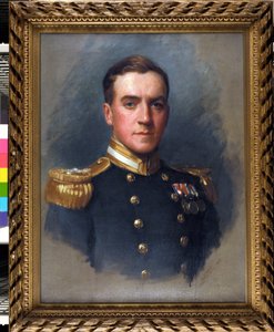 Porträt von Leutnant Denis Quentin Fildes (1889-1975), der 1906 der Royal Navy beitrat