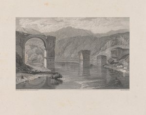 Brücke bei Narni von Samuel Middiman