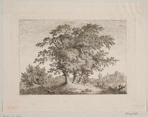 Landschaft mit Eichen von Samuel Mygind