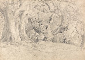 Alte Bäume, Lullingstone Park von Samuel Palmer