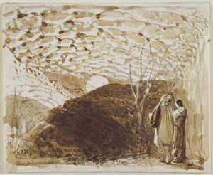 Mondscheinlandschaft von Samuel Palmer