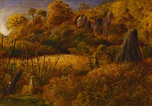 Szene in Underriver, Kent oder Der Hopfengarten von Samuel Palmer