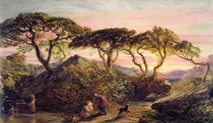Sonnenuntergang von Samuel Palmer