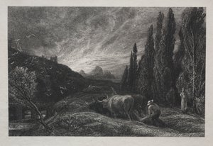 Der frühe Pflüger von Samuel Palmer