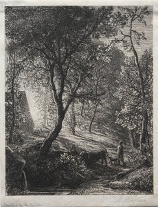Das Hirtenhaus, 1850 von Samuel Palmer