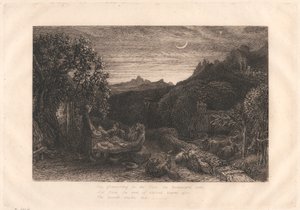 Der Heimkehrende Stern von Samuel Palmer
