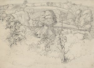 Das primitive Cottage, Shoreham von Samuel Palmer
