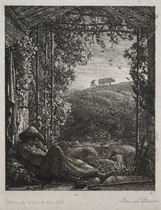 Der schlafende Hirte, 1857