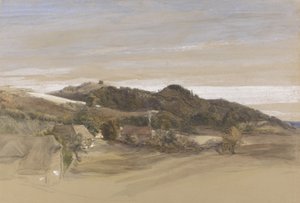 Underriver Hills, in der Nähe von Sevenoaks, Kent, aus den Gärten von J. Herries, Esq. ca. 1840 von Samuel Palmer