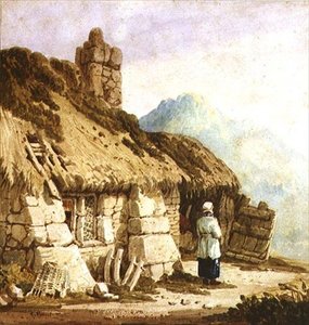 Ein Dartmoor Cottage von Samuel Prout