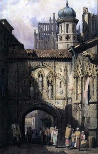Ansicht in Nürnberg, ca. 1823 von Samuel Prout