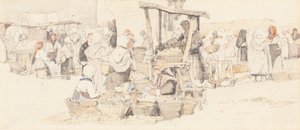 Ein Freiluftmarkt von Samuel Prout