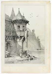 In Braubach am Rhein von Samuel Prout
