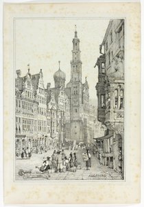 Augsburg, aus Faksimiles von Skizzen aus Flandern und Deutschland