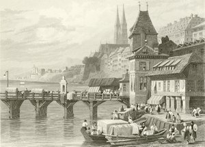 Basel, am Rhein von Samuel Prout