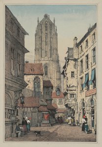 Faksimiles von Skizzen aus Flandern und Deutschland: Dom, Frankfurt von Samuel Prout