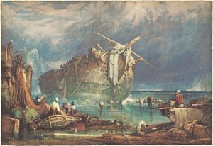 Bergung vom Wrack von Samuel Prout