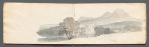 Skizzenbuch: Eildon Hills von Samuel Prout