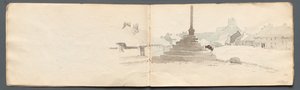Skizzenbuch: Norham von Samuel Prout