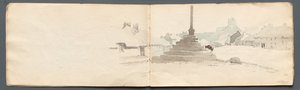 Skizzenbuch: Norham, 1814 von Samuel Prout