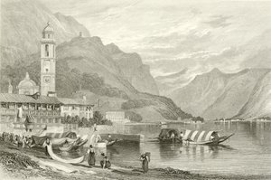 Der Comer See, Italien von Samuel Prout