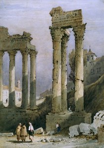 Der Tempel von Vespasian und Saturn von Samuel Prout