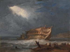 Das Wrack der Dutton, ein Ostindienfahrer von Samuel Prout