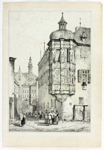 Würzburg, aus Faksimiles von Skizzen gemacht in Flandern und Deutschland von Samuel Prout