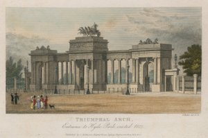 Triumphbogen, Eingang zu Hyde Park Corner, London, errichtet 1827