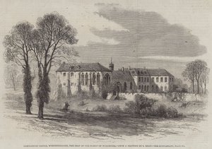 Hartlebury Castle, Worcestershire, der Sitz des Bischofs von Worcester von Samuel Read