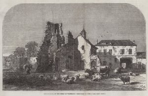 Hougoumont, auf dem Schlachtfeld von Waterloo von Samuel Read