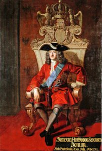 Friedrich I. 1701 Silberthron