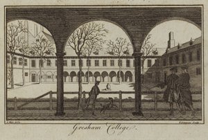 Gresham College in London von Samuel Wale
