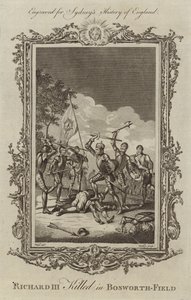 König Richard III. getötet in der Schlacht von Bosworth