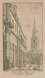 Teil der Maas und St. Martinskirche von Samuel Wale
