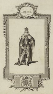 Porträt von James I