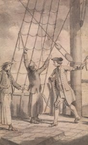 Der Mord an Kenith Hossack durch Captain Lowry von Samuel Wale
