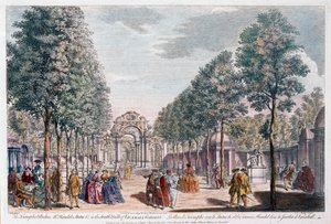 Vauxhall Gardens (gestochen von Johann Sebastian Müller)