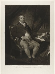 Porträt von Charles James Fox von Samuel William Reynolds (I)