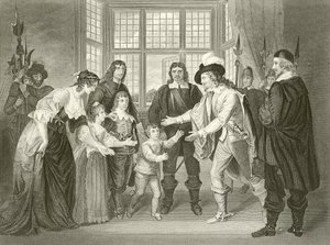 Das Interview von Charles I. mit seinen Kindern