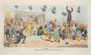 Tafel aus Der Satiriker, veröffentlicht am 1. März 1808
