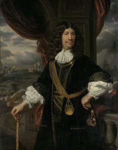 Porträt von Mattheus van den Broucke (1620-1685). Rat der Ostindien
