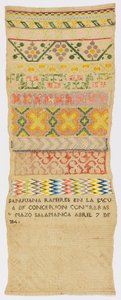 Stickmustertuch von San Juana Ramires