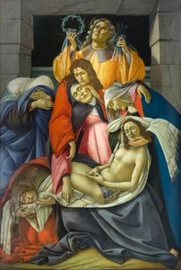 Der tote Christus wird betrauert