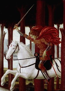 Geschichte von Nastagio degli Onesti: Begegnung mit den Verdammten im Pinienwald (aus einer Novelle des Decameron von Boccaccio)