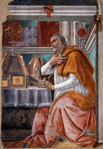 Heiliger Augustinus von Sandro Botticelli