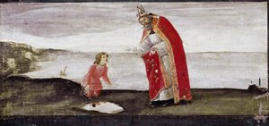 Vision des heiligen Augustinus (Detail)