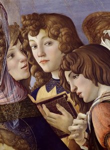 Engel aus der Madonna della Melagrana (Detail)