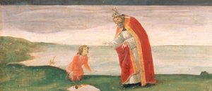 Der Heilige Augustinus und der Knabe am Meeresstrand