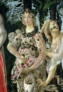 Detail von Flora als Stunde des Frühlings aus der Primavera von Sandro Botticelli
